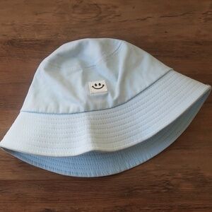 Blue Smiley Face Bucket Hat